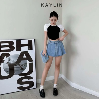 Áo thun KAYLIN croptop tay phong cách KALINN1.935 giá 220.000 VNĐ giảm 18% 3