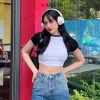 Áo thun KAYLIN croptop tay phong cách KALINN1.935 giá 220.000 VNĐ giảm 18% 5