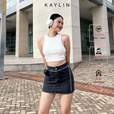 Áo thun KAYLIN N1.771 kiểu khoen 2 bên, chất liệu mềm mịn, giá 219.000đ