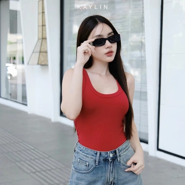 Áo thun KAYLIN Tank Top cotton co giãn thoáng mát, năng động - Giá 210.000₫