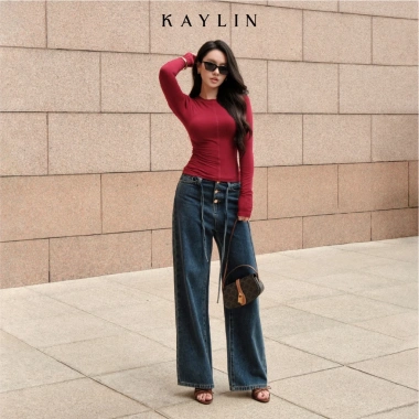 Áo thun KAYLIN tay dài basic, vải thun cotton co giãn, phong cách tối giản BST 11/2.025, 326.000₫ 4 Áo thun KAYLIN tay dài basic, vải thun cotton co giãn, phong cách tối giản BST 11/2.025, 326.000₫ 4