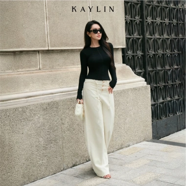 Áo thun KAYLIN tay dài basic, vải thun cotton co giãn, phong cách tối giản BST 11/2.025, 326.000₫ 5 Áo thun KAYLIN tay dài basic, vải thun cotton co giãn, phong cách tối giản BST 11/2.025, 326.000₫ 5