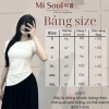 Áo Thun Khoét Bên Eo Vạt Nhọn Cotton MiSoul BigSize - Rút Eo Dây, Giá Ưu Đãi 89.000₫ 8