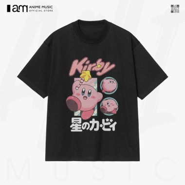 Áo thun Kirby Kawaii Oversized 100% Cotton ngắn tay Unisex Giá 220.000 VND