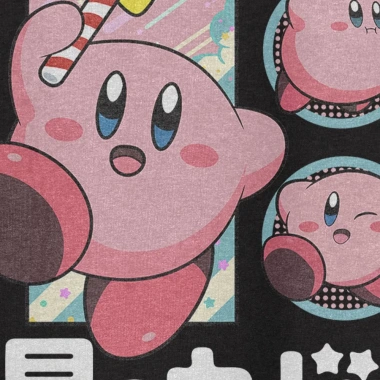 Áo thun Kirby Kawaii Oversized 100% Cotton ngắn tay Unisex Giá 220.000 VND
