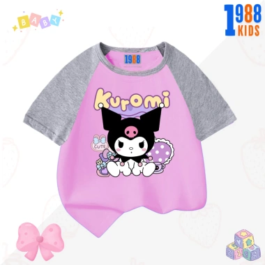 Áo thun Kuromi và Melody cute bé gái - cotton mát, giảm giá 90k (giá gốc 110.7k)