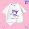 Áo thun Kuromi và Mylody cho bé gái - Cotton co giãn 4 chiều, hồng trắng 90k 3