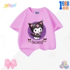 Áo thun Kuromi và Mylody cho bé gái - Cotton co giãn 4 chiều, hồng trắng 90k 8