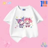 Áo thun Kuromi và Mylody cho bé gái - Cotton co giãn 4 chiều, hồng trắng 90k 10