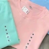 Áo thun lửng bodycon trơn tay ngắn xuất xịn UN, giá chỉ 215.000, giảm mạnh 23