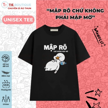 Áo thun Mập Rõ Không Mập Mờ Unisex Đủ Size Basic Hoạt Hình Hài Hước RTOML 69.000₫