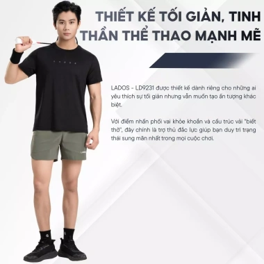 Áo Thun Mè Thể Thao Cổ Tròn LADOS-9.231 - Thoáng Khí, Basic Trẻ Trung, 108.000₫ 8