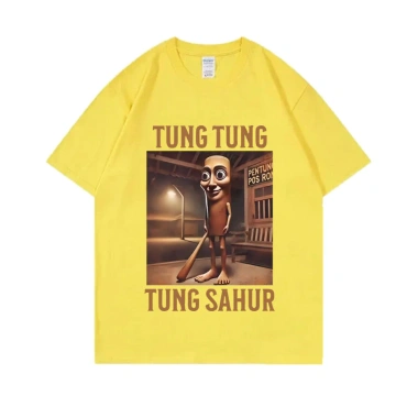 Áo thun meme Brainrot tung tung tung Sahur nam - Gậy bóng chày hài hước giảm 20% 5
