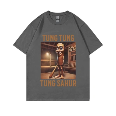 Áo thun meme Brainrot tung tung tung Sahur nam - Gậy bóng chày hài hước giảm 20% 6
