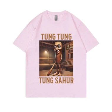 Áo thun meme Brainrot tung tung tung Sahur nam - Gậy bóng chày hài hước giảm 20% 7