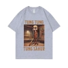 Áo thun meme Brainrot tung tung tung Sahur nam - Gậy bóng chày hài hước giảm 20% 9