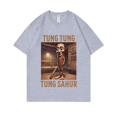 Áo thun meme Brainrot tung tung tung Sahur nam - Gậy bóng chày hài hước giảm 20% 9
