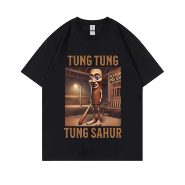 Áo thun meme Brainrot tung tung tung Sahur nam - Gậy bóng chày hài hước giảm 20% 10