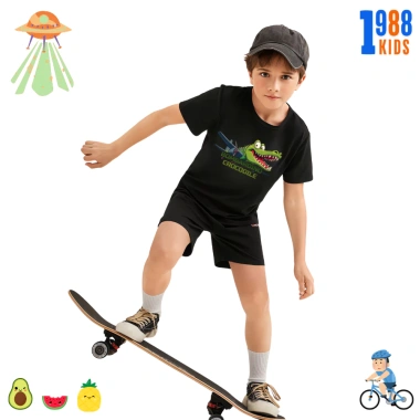 Áo Thun Memes Brainrot Tralalero Tung Tung Sahur - Đen Cotton 4 chiều, Giá 90k giảm 10k