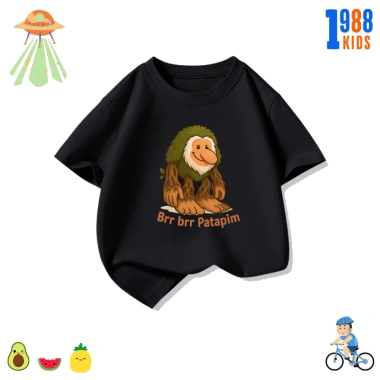 Áo Thun Memes Brainrot Tralalero Tung Tung Sahur - Đen Cotton 4 chiều, Giá 90k giảm 10k