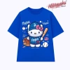 Áo Thun Mèo Hoạt Hình LA Bóng Chày Hottrend 2.026 Unisex Dáng Rộng Cotton Cao Cấp 69k 3
