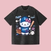 Áo Thun Mèo Hoạt Hình LA Bóng Chày Hottrend 2.026 Unisex Dáng Rộng Cotton Cao Cấp 69k 5
