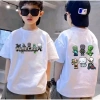 Áo thun MINCRAFT cổ tròn in tay 230g cho bé trai đẹp thời trang giá 100.333₫ 3
