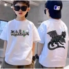 Áo thun MINCRAFT cổ tròn in tay 230g cho bé trai đẹp thời trang giá 100.333₫ 5