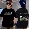 Áo thun MINCRAFT cổ tròn in tay 230g cho bé trai đẹp thời trang giá 100.333₫ 8