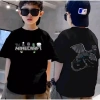 Áo thun MINCRAFT cổ tròn in tay 230g cho bé trai đẹp thời trang giá 100.333₫ 9