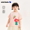 Áo thun minibala bé trai bé gái 2.025 mùa hè cotton nguyên chất tay ngắn 344.520 VND