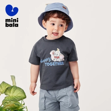 Áo thun Minibala bé trai & gái cotton mềm tay ngắn, da trẻ sơ sinh, chỉ 376.920 VNĐ