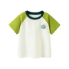 Áo thun Minibala cotton nguyên chất unisex trẻ em bền màu, khóa áo tay ngắn dễ thương mùa hè - Giá 295.920 VND 5