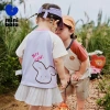 Áo thun Minibala cotton nguyên chất unisex trẻ em bền màu, khóa áo tay ngắn dễ thương mùa hè - Giá 295.920 VND 7