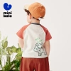 Áo thun Minibala cotton nguyên chất unisex trẻ em bền màu, khóa áo tay ngắn dễ thương mùa hè - Giá 295.920 VND 8