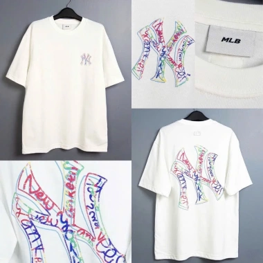 Áo thun MLB NY street logo ép nhiệt overform unisex chính hãng giá 564.400 VND 9