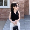 Áo thun mỏng bé gái mùa hè cổ V sling ngọt ngào, không tay, phong cách Hàn Quốc - Giá chỉ 193.166₫ 3