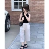 Áo thun mỏng bé gái mùa hè cổ V sling ngọt ngào, không tay, phong cách Hàn Quốc - Giá chỉ 193.166₫ 7