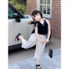 Áo thun mỏng bé gái mùa hè cổ V sling ngọt ngào, không tay, phong cách Hàn Quốc - Giá chỉ 193.166₫ 9