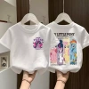 Áo thun mùa hè bé 3-15 tuổi, size lớn, họa tiết phổ biến, thoải mái, 143.332₫ 4