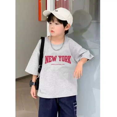 Áo thun mùa hè Kanak tay lửng, dễ phối, thoáng mát, chất liệu cotton, phù hợp đi biển, dạo phố, giảm giá 143.332 VND chỉ 143k cho nam trẻ 5