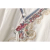 Áo thun mùa hè vải lanh cotton thêu dân tộc phong cách vintage hanfu, thoáng mát 8