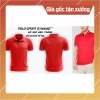 Áo thun nam cao cấp màu đỏ cổ bo - Giá xuất xưởng 114k, thiết kế miễn phí HCM