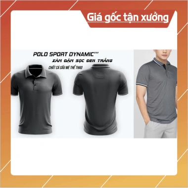 Áo thun nam cao cấp màu đỏ cổ bo - Giá xuất xưởng 114k, thiết kế miễn phí HCM