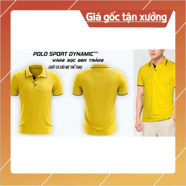 Áo thun nam cao cấp màu đỏ cổ bo - Giá xuất xưởng 114k, thiết kế miễn phí HCM