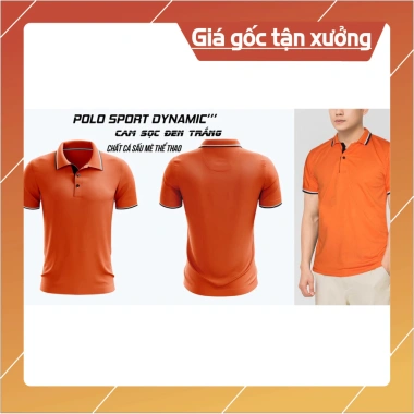 Áo thun nam cao cấp màu đỏ cổ bo - Giá xuất xưởng 114k, thiết kế miễn phí HCM