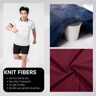Áo Thun Nam Cổ Tim LADOS-19.242 Thun Dệt Kim Thoáng Mát, Thấm Hút Tốt, Kiểu Jersey Thể Thao, Giá 144.000 VND