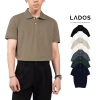 Áo thun nam cổ trơn cao cấp LADOS-9.084 vải poli siêu mát, thấm mồ hôi, form đẹp, giảm 20%