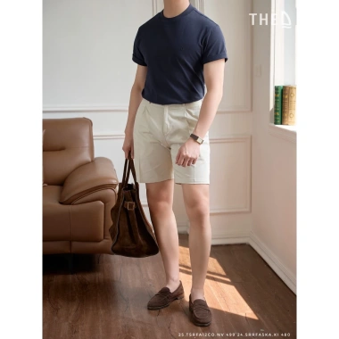 Áo thun nam cổ tròn THE D Standard-Fit chất cotton premium 25, giá 298.000đ giảm mạnh