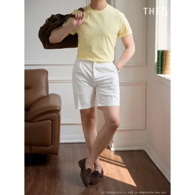 Áo thun nam cổ tròn THE D Standard-Fit chất cotton premium 25, giá 298.000đ giảm mạnh